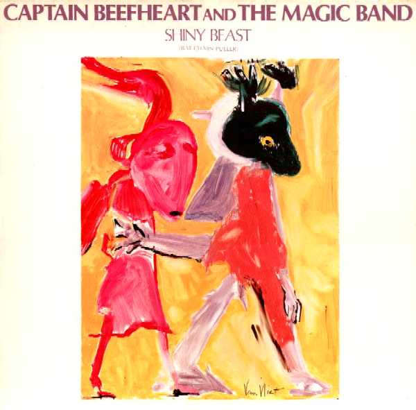 captain beefheart - shiny beast (bat chain puller) -
          front cover virgin records lp