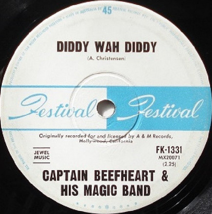 captain beefheart - 'diddy wah
              diddy / who do you think you're fooling' single australia
              1966