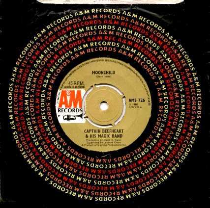 captain beefheart - 'moonchild /
              who do you think you're fooling' uk 1968 single