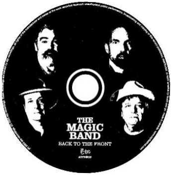 captain beefheart - the magic band reunion - 'back to
              the front' cd plate